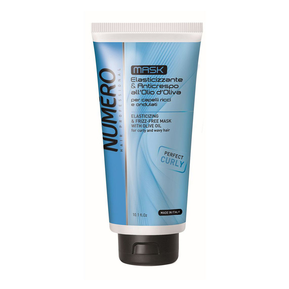 Уцінка! Маска Brelil Numero Elasticizing Mask для кучерявого волосся, на основі оливкової олії, 300 мл